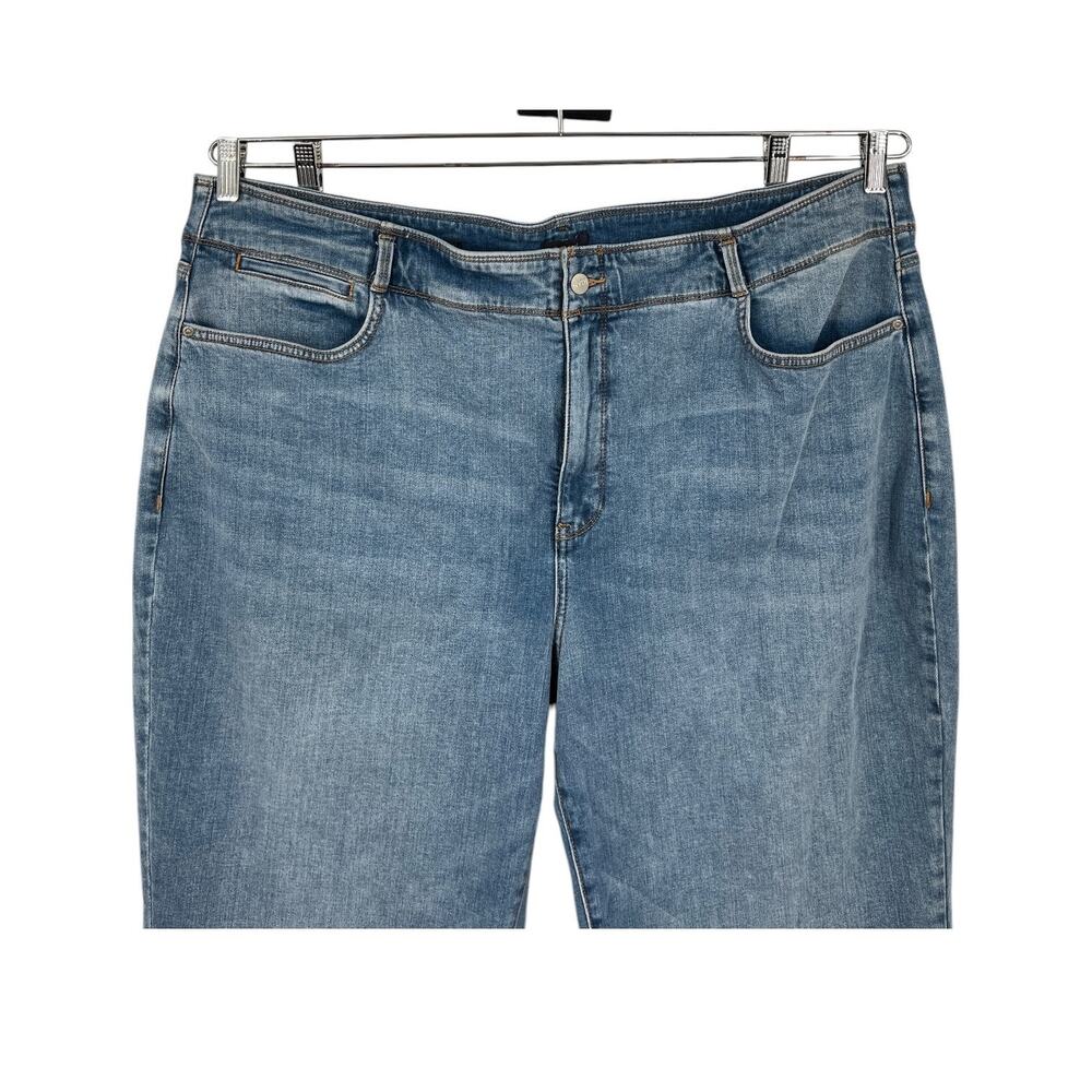 NYDJ Jeans Brigitte Wide leg capri blue size 22W - Picture 3 of 9